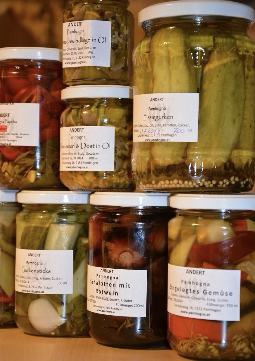 Eingekochtes Gemüse