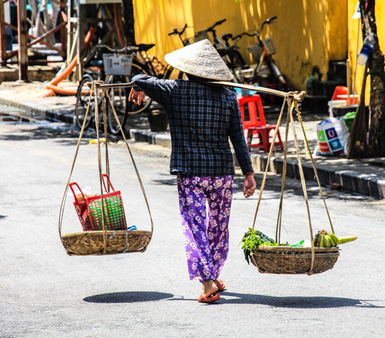 Tragen als Transport