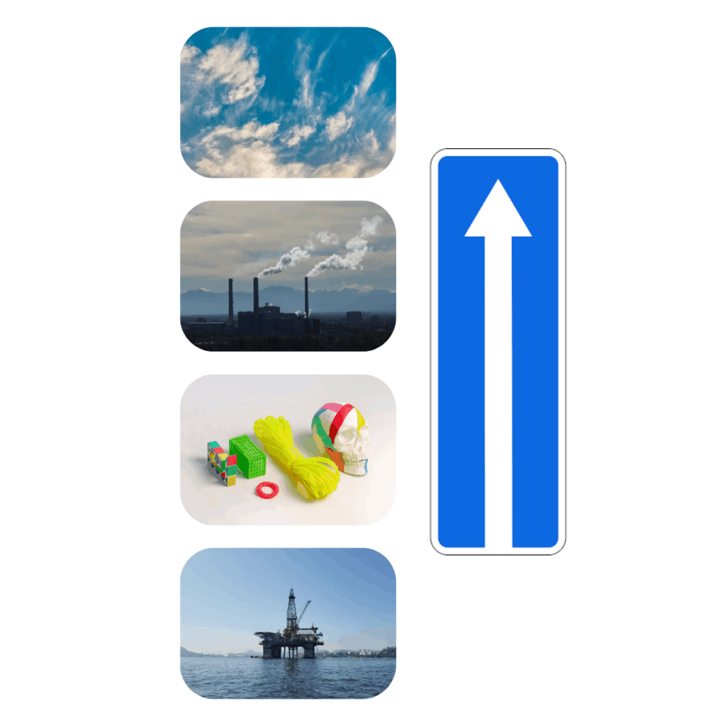 Fossile Kohlenstoff-Einbahnstraße für Kunststoffe - CO2 aus geologischen Speichern gelangt dauerhaft in die Atmosphäre 