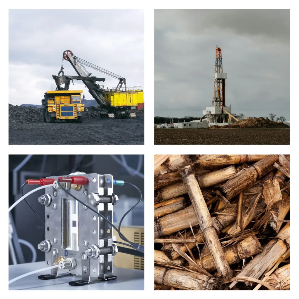 Vergleich der fossilen Wasserstoffherstellung durch Dampfreformierung und Kohlevergasung mit regenerativer Elektrolyse und Biomasseumwandlung.